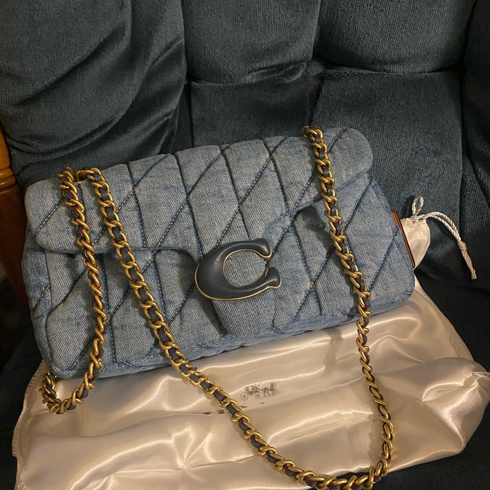 Coach denim tabby 26